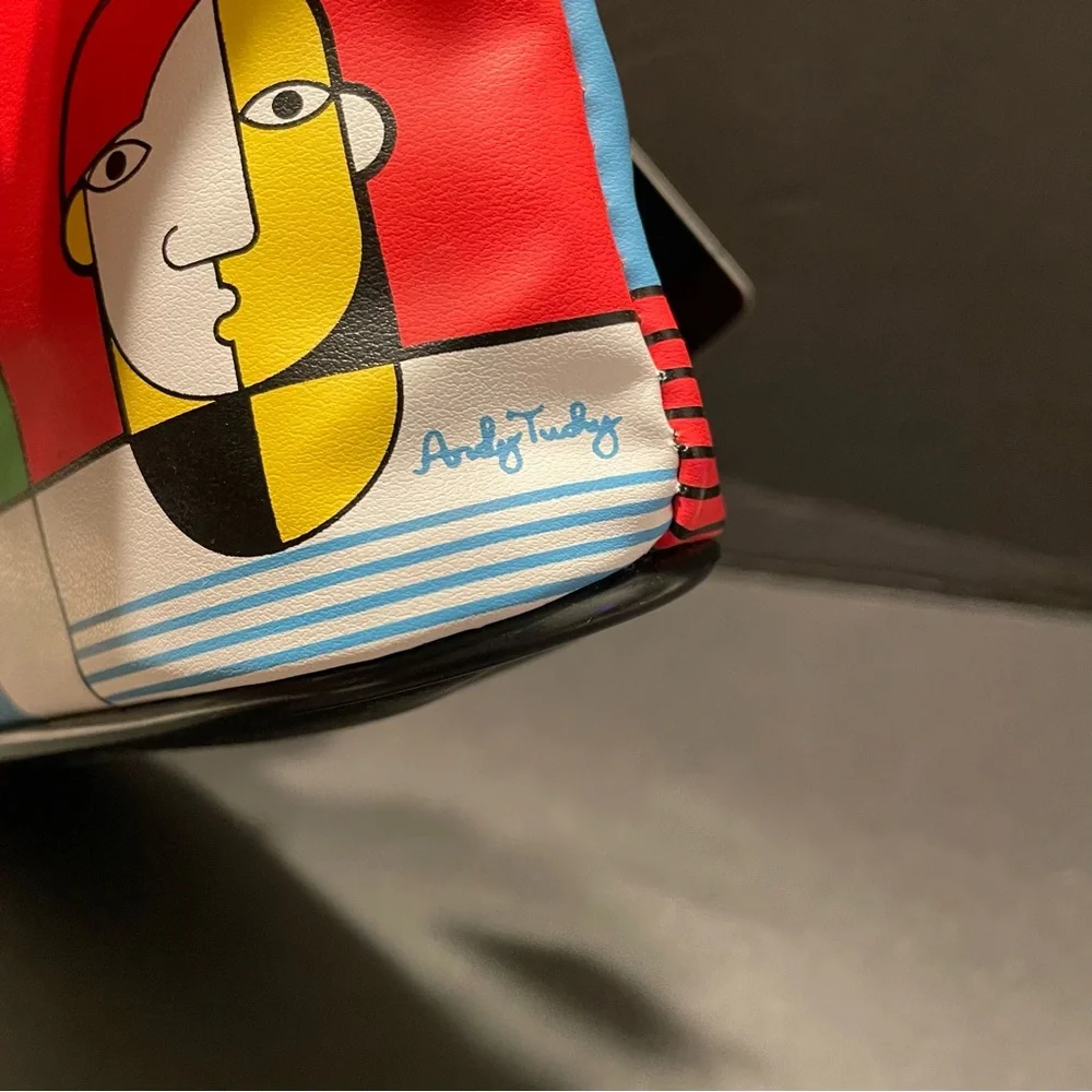 New Andy Tuohy Great Modern Artists Makeup Pencil Travel Bag PVC Dali, Frida 9x4